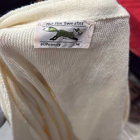 JCPenney the fox sweater Cream cardigan - Picture 4 of 4